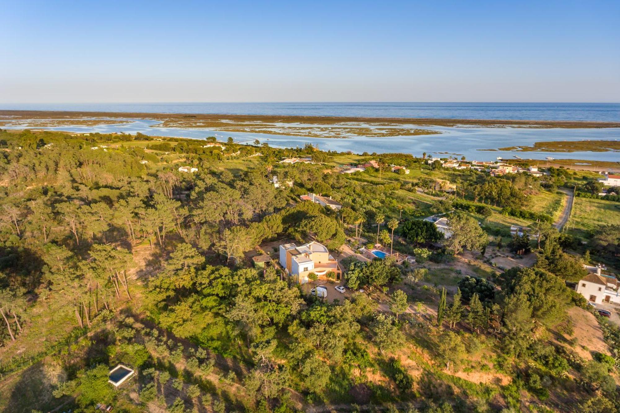 לוז דה טווירה Meia Lua - Your Private Artsy Paradise Overlooking The Ria Formosa With Pool And Sea Views Near Barril Beach, Tavira מראה חיצוני תמונה