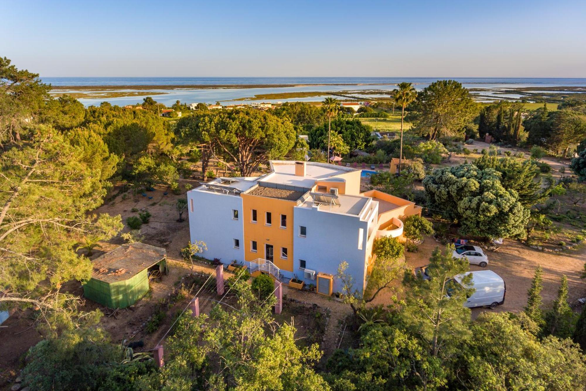 לוז דה טווירה Meia Lua - Your Private Artsy Paradise Overlooking The Ria Formosa With Pool And Sea Views Near Barril Beach, Tavira מראה חיצוני תמונה